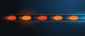 Abstract illustration representing batch processing
