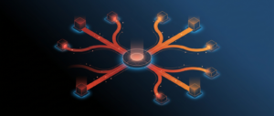 Abstract illustration representing AP Analytics