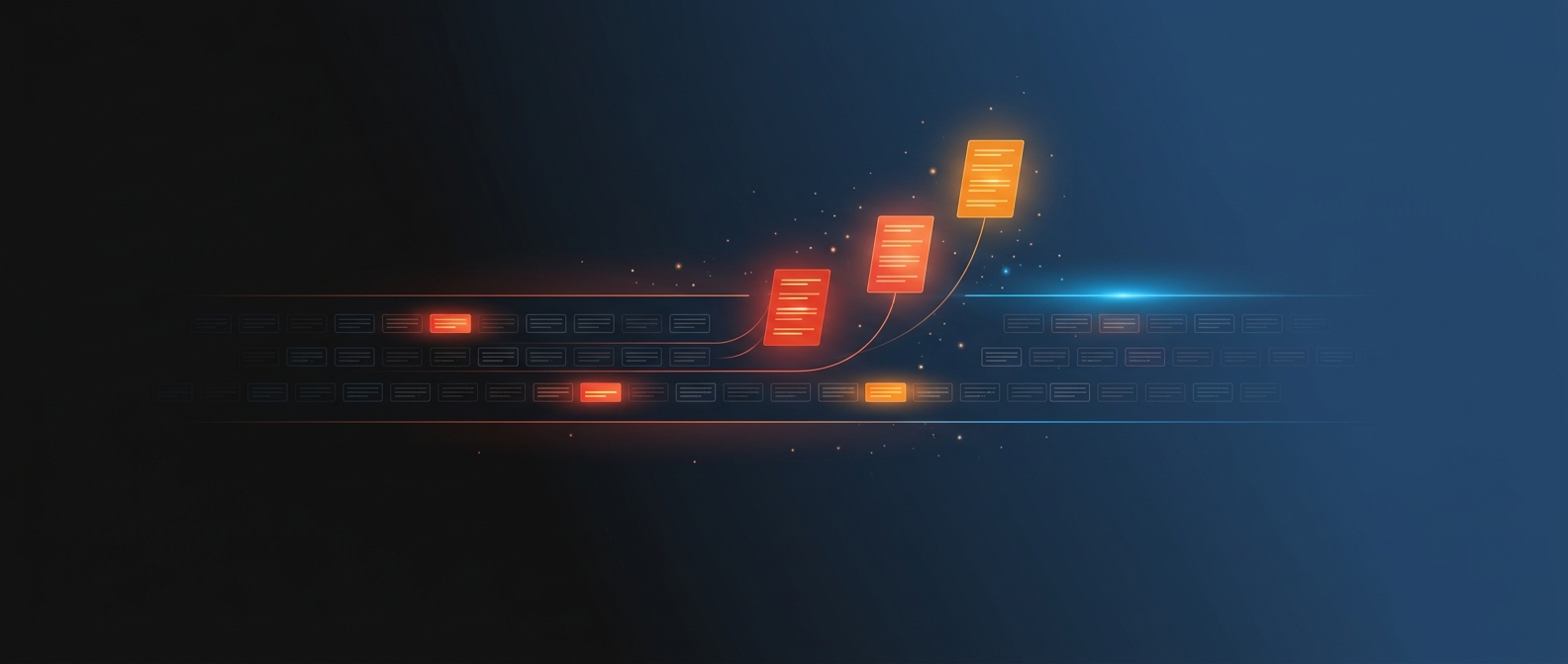 Abstract illustration representing change data capture