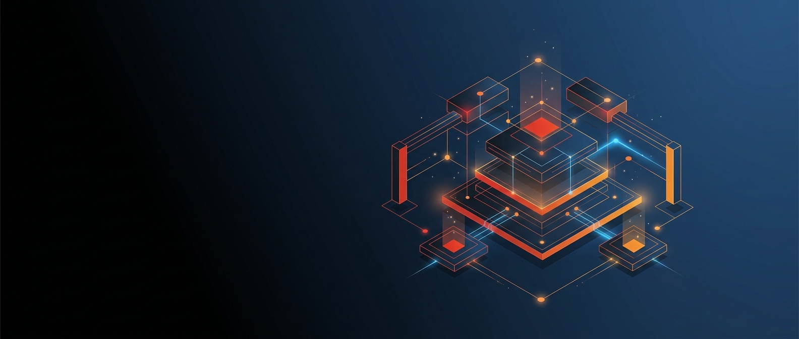 Abstract illustration representing data architecture