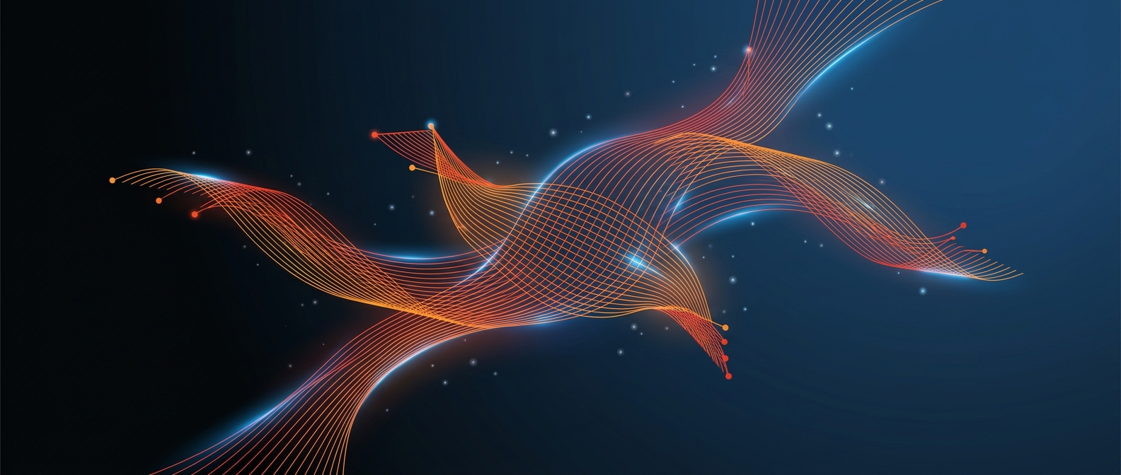 Abstract illustration representing a data fabric