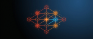 Abstract illustration representing an enterprise data model