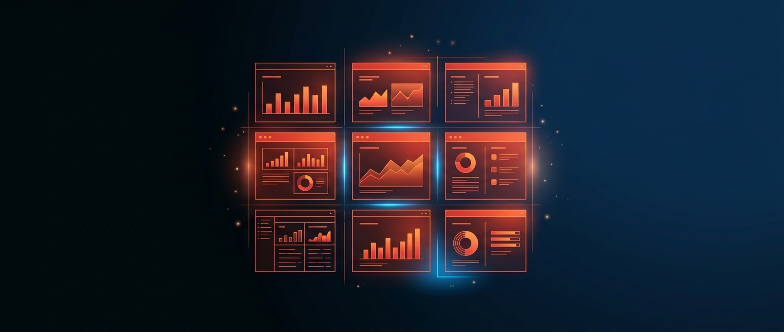Abstract illustration representing enterprise reporting