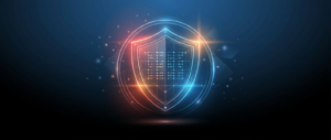 Abstract illustration representing ISO 27001 information security