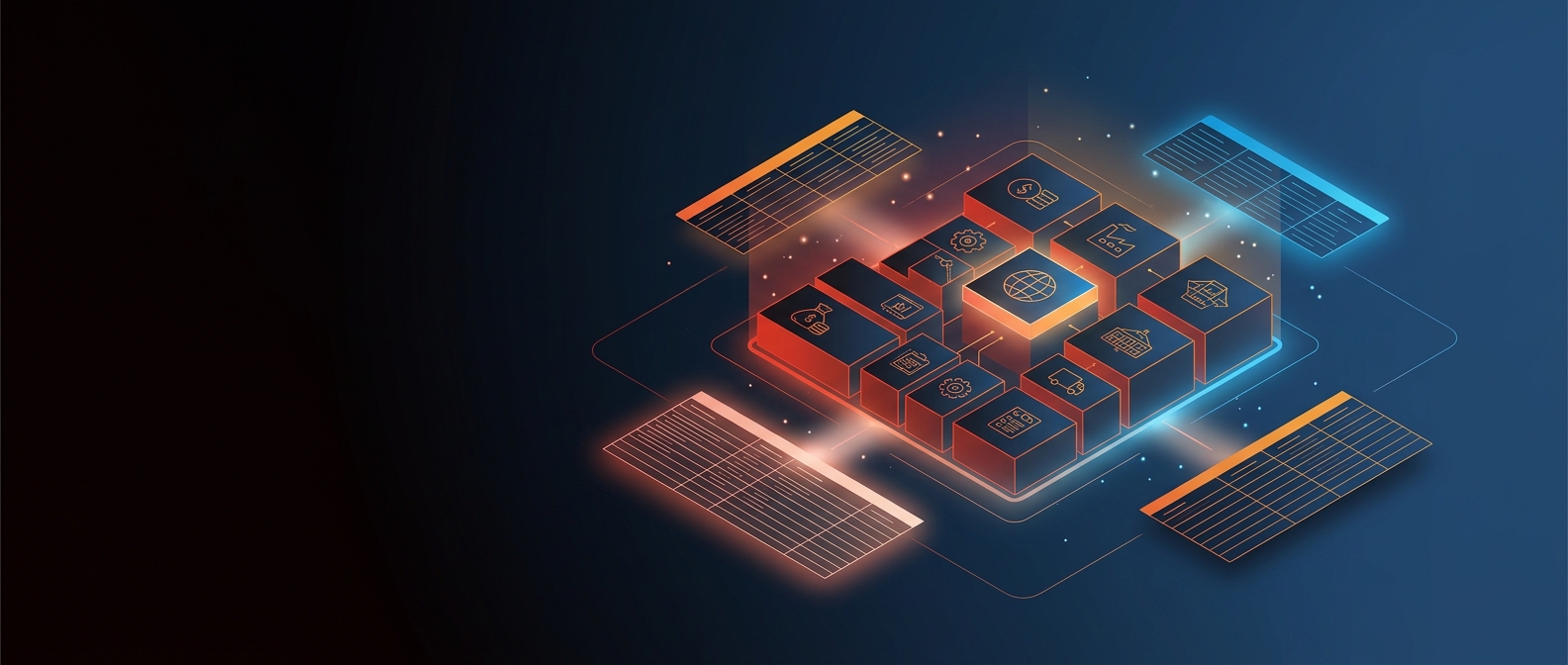 Abstract illustration representing JD Edwards EnterpriseOne