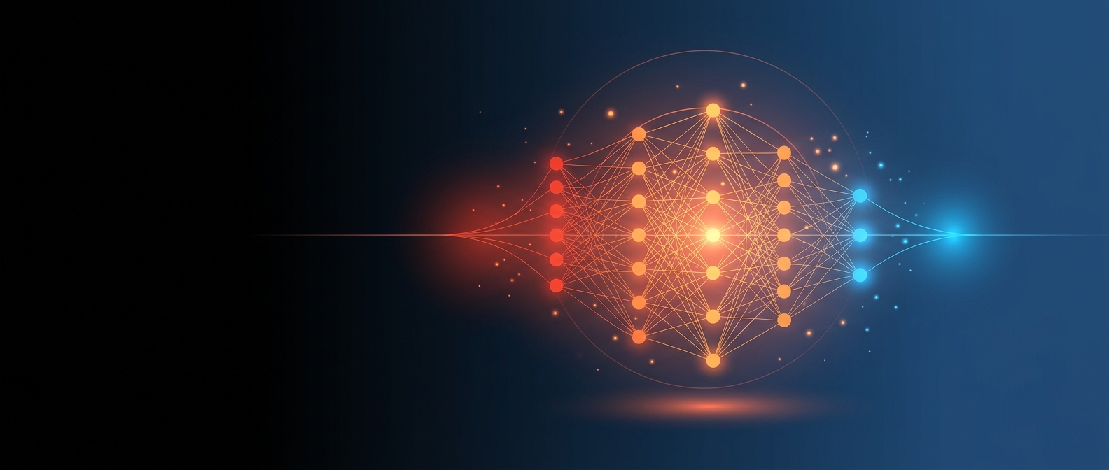 Abstract illustration representing a large language model