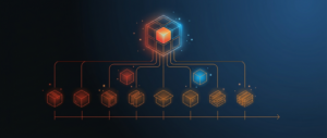 Abstract illustration representing material requirements planning