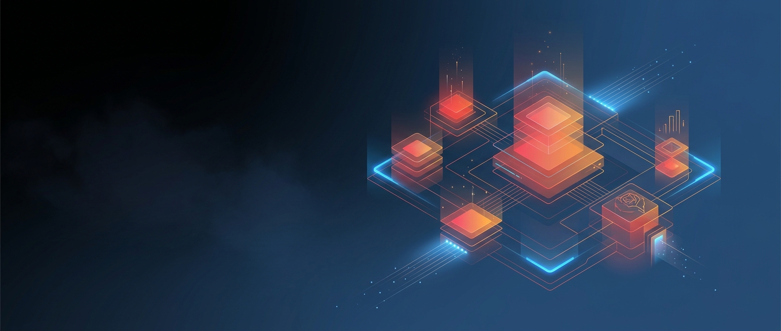 Abstract illustration representing modern data architecture