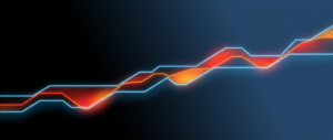 Abstract dark hero image with two overlaid bar profiles and highlighted gaps between them, representing variance analysis.